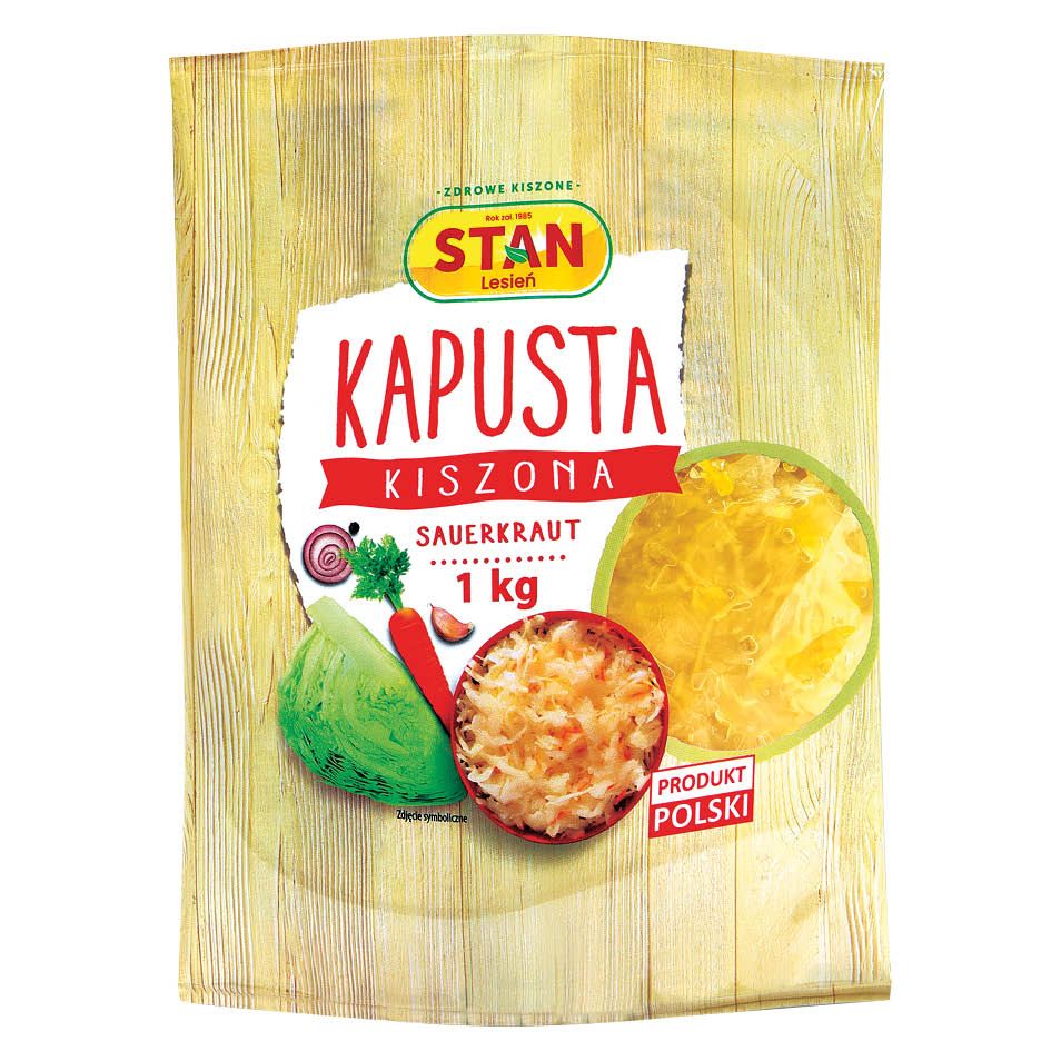 Kapusta kiszona Stan 1kg/800g widok 1