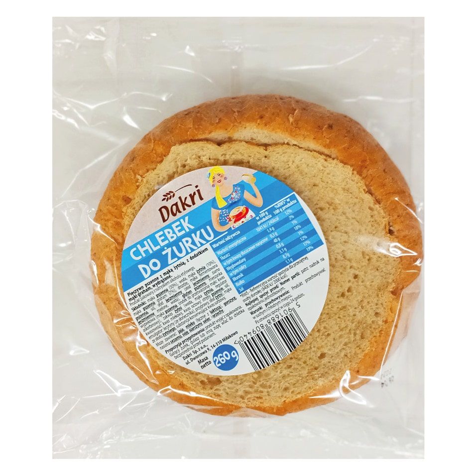 Chlebek do żurku Dakri 260g widok 1