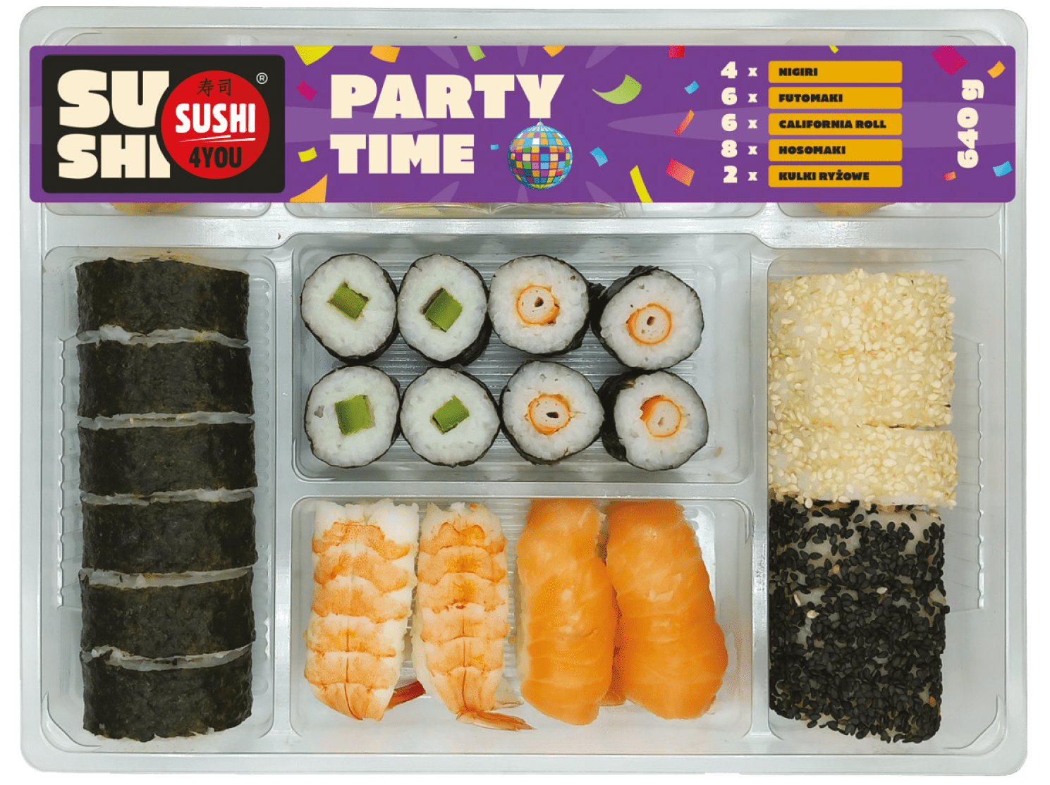 Sushi party set Sushi4you 640g widok główny
