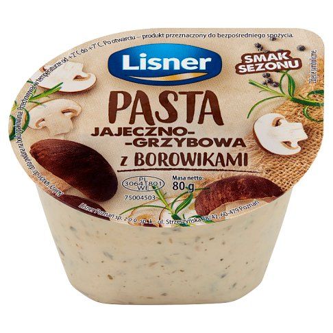 Pastella z borowikami Lisner 80g widok 1