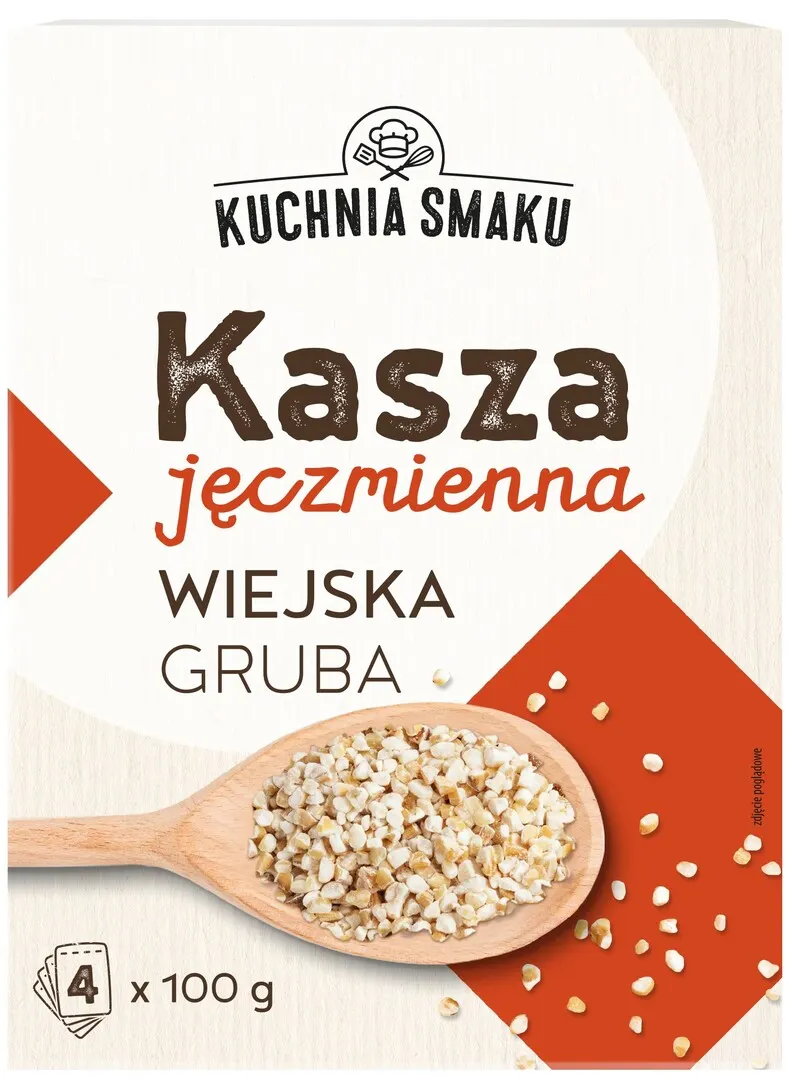 Kasza jęczmienna gruba Kuchnia Smaku 4x100g widok 1