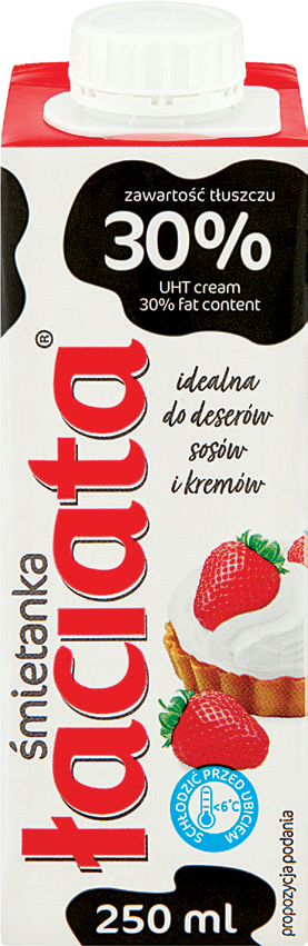 Śmietanka UHT 30% Łaciata 250ml widok główny 
