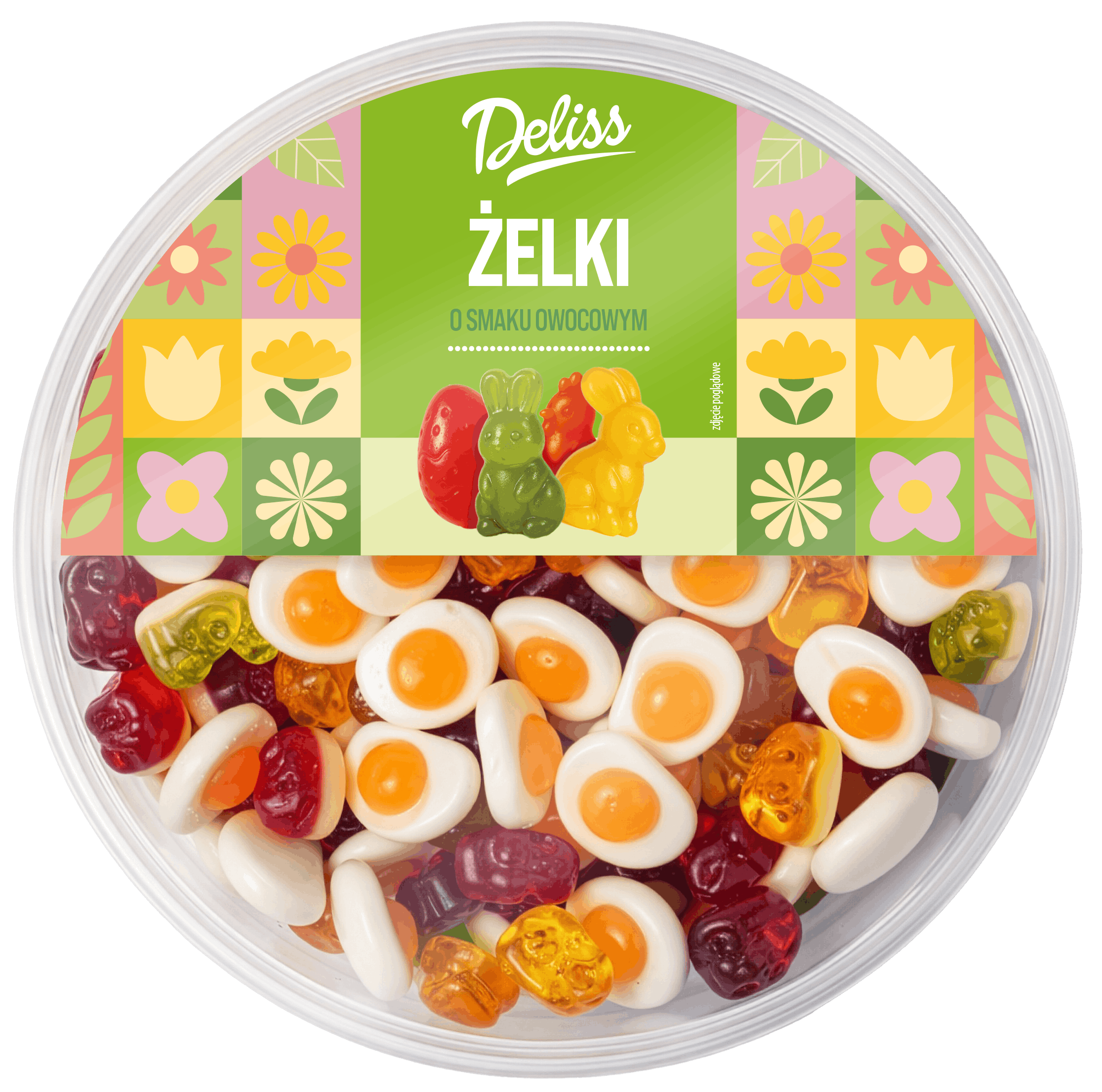 Żelki o sm. owocowym Deliss 600g widok 1