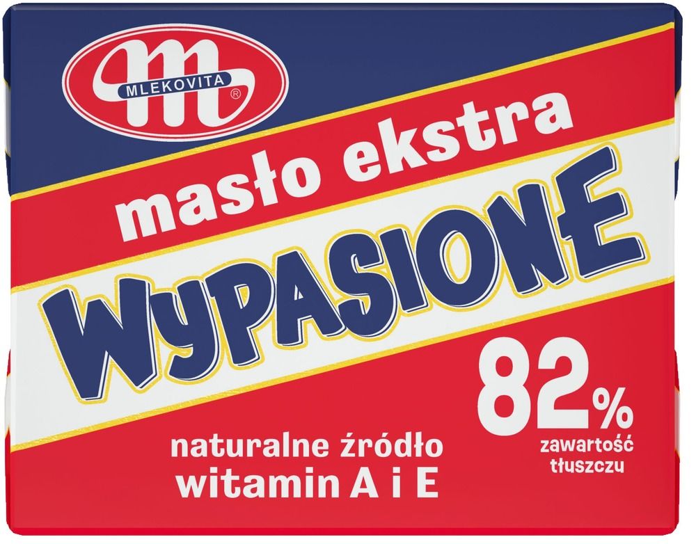 Masło ekstra 82% Wypasione 200g widok 1