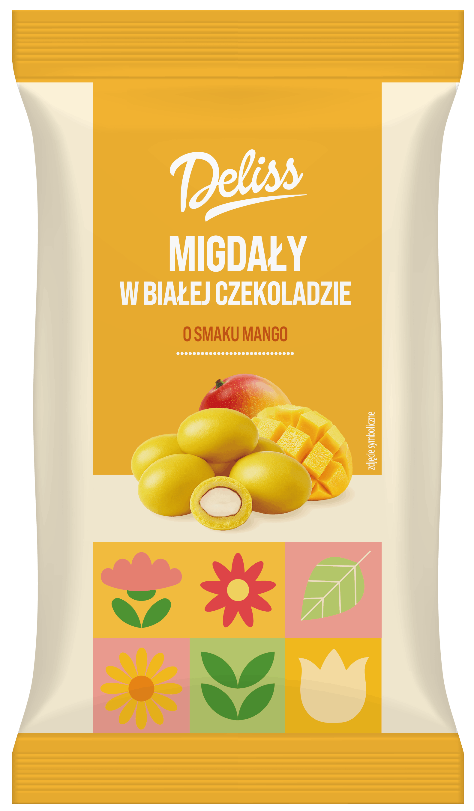 Migdały w białej czek o sm mango Deliss 100g widok 1