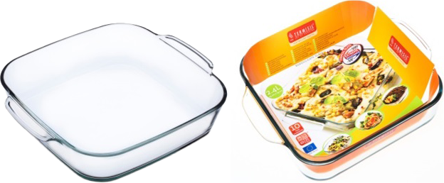 Brytfanna żaroodporna kwadratowa Termisil 2,5l widok 1