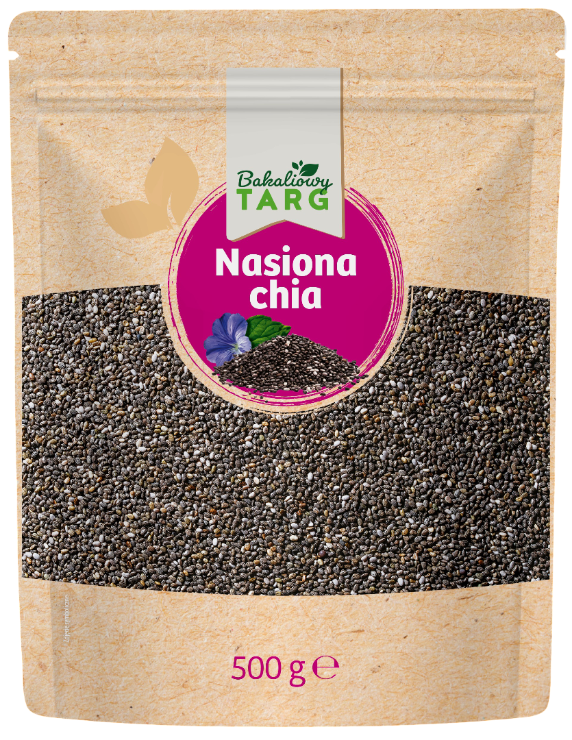 Nasiona chia Bakaliowy Targ 500g widok 1