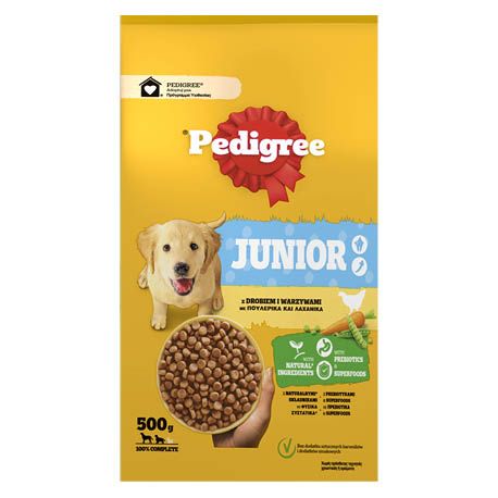 Karma dla psa sucha drób Pedigree Junior 500g widok 1