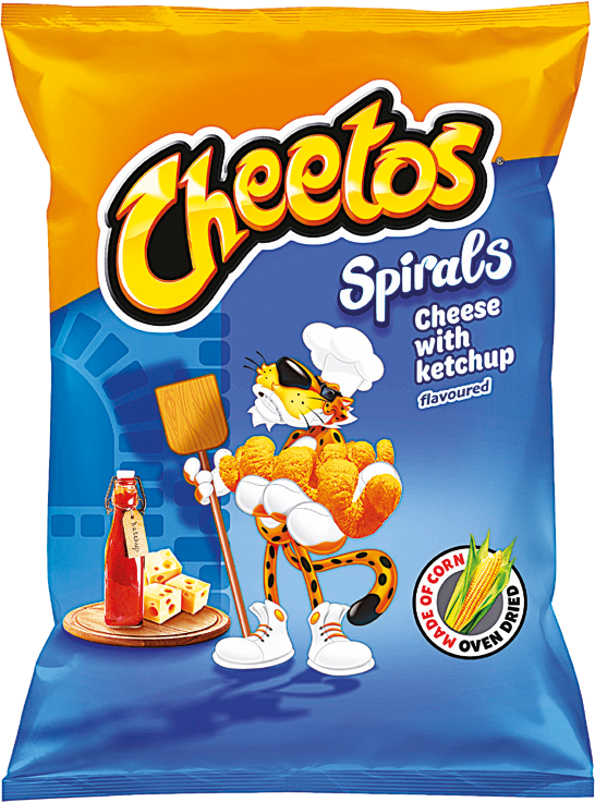 Chrupki Cheetos spirale 130g widok główny