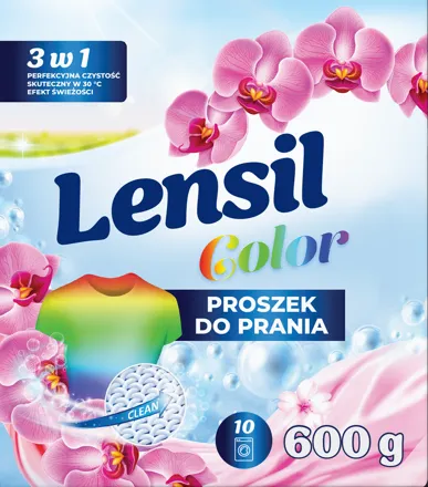 Proszek do prania Lensil kolor 10p 600g widok 1