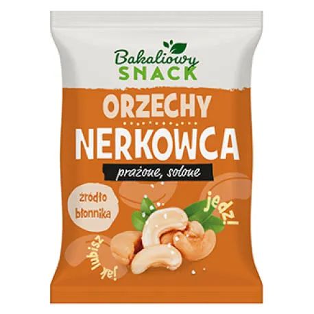 Orzechy nerkowca prażone sol. Bakaliowy Snack 200g widok 1