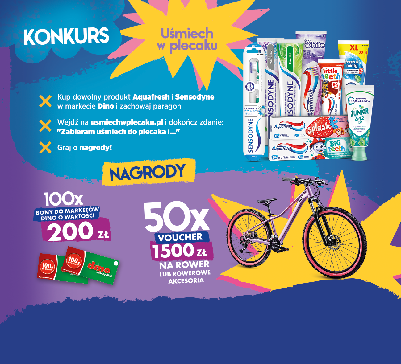 Konkurs Uśmiech w plecaku Aquafresh, Haleon
