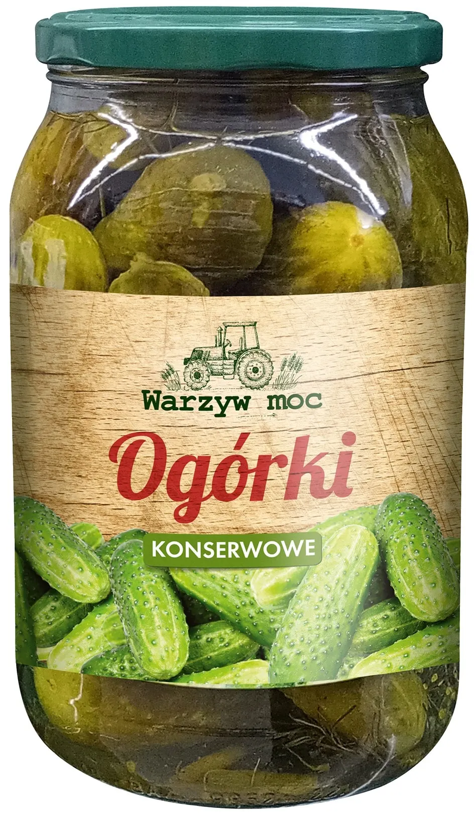 Ogórki konserwowe Warzyw Moc 870/450g widok 1