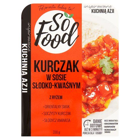 Danie kurczak w sosie słodko kwaśny Asia Cook 400g widok 1