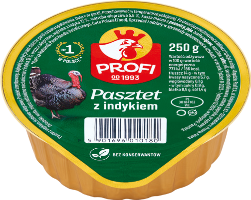Pasztet z indykiem Profi 250g widok 1