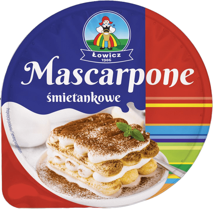 Ser mascarpone OSM Łowicz 250g widok 1