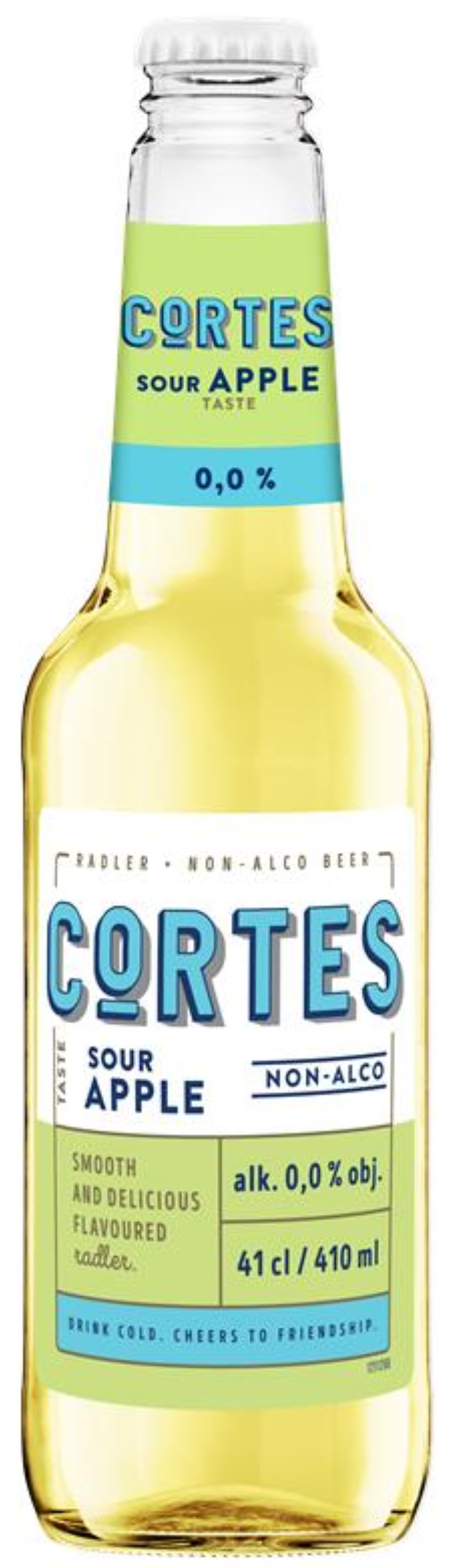 Piwo Cortes apple sour 410ml 0% but. bzzw. widok 1