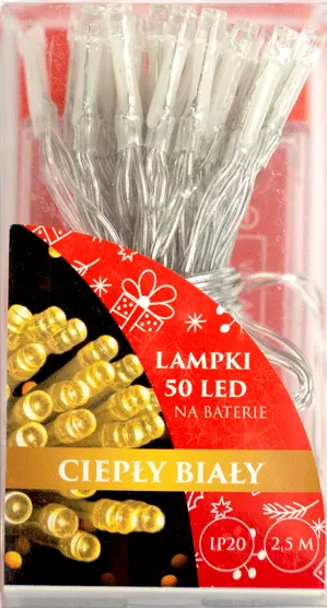 Lampki na baterie 50 LED BN25 widok 1