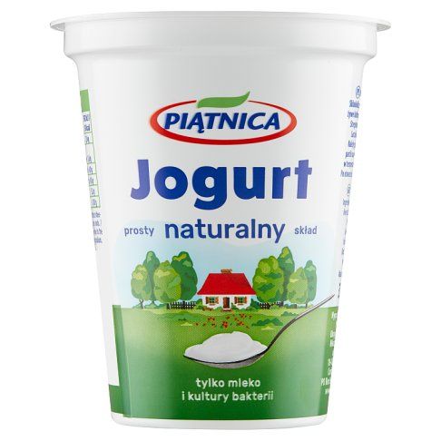 Jogurt naturalny Piątnica 330g widok 1