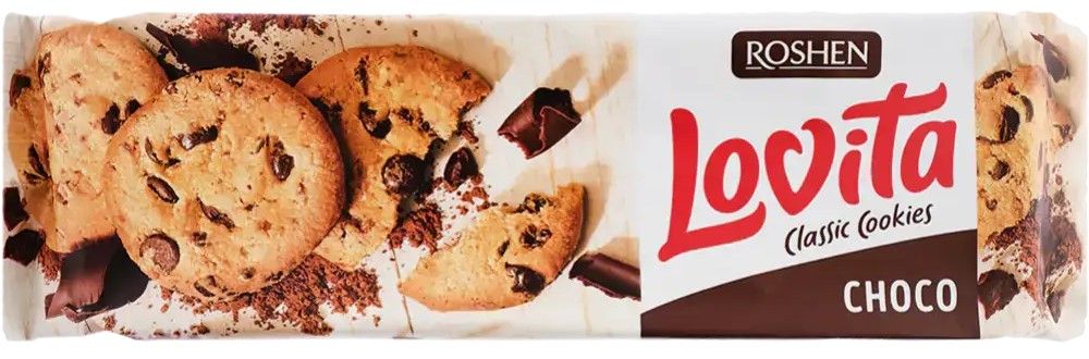 Ciastka o smaku kakaowym Lovita Roshen 150g widok 1