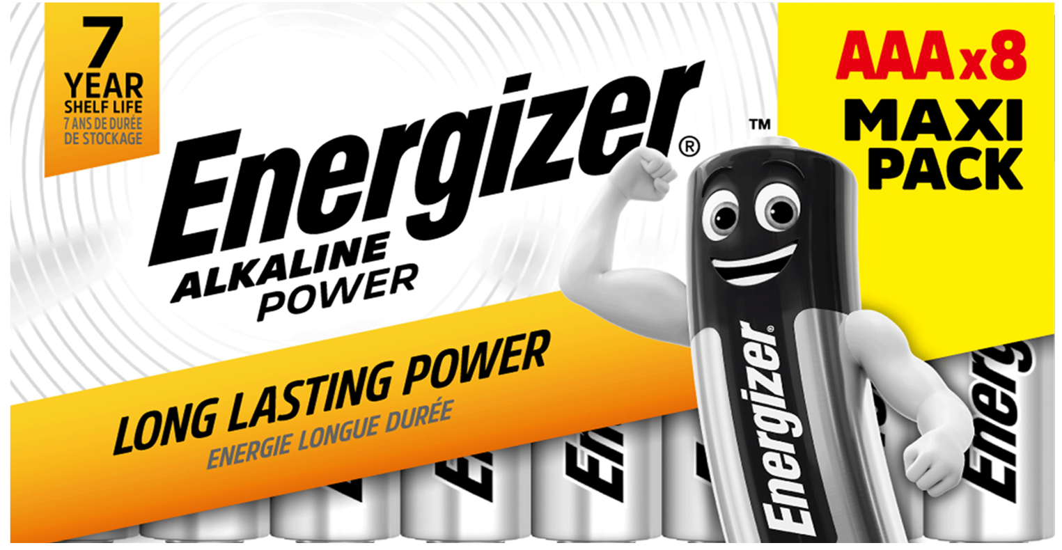 Bateria alkaliczna AAA Lr03 Energizer 8szt widok 1