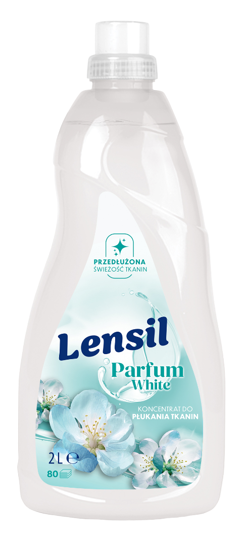 Koncentrat do płukania tkanin Lensil White parf 2l widok 2