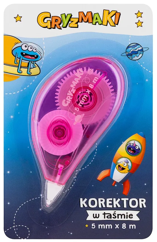 Korektor w taśmie Gryzmaki 5mmx8m Sz25 widok 1