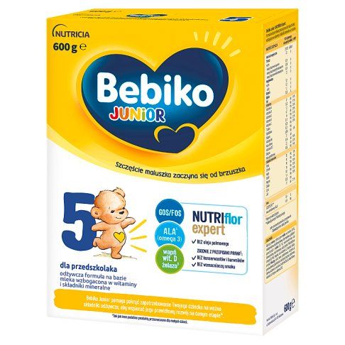 Mleko Bebiko 5 Nutriflor Expert 600g widok 2