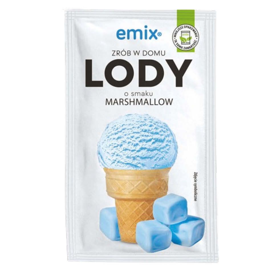 Lody marshmallow Emix 60g widok 1