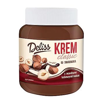Krem kakaowo orzechowy Deliss 400g widok 1