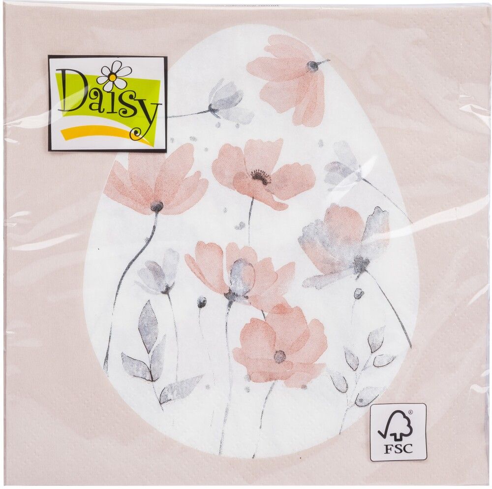 Serwetki Daisy 33x33cm 20szt WN26 widok 2