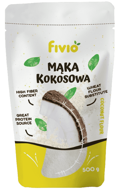 Mąka kokosowa Fivio 500g widok 1