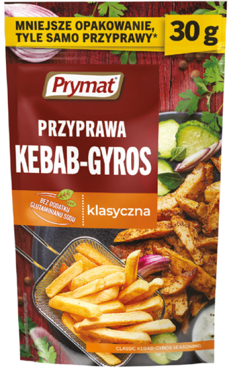 Przyprawa kebab-gyros Prymat 30g widok główny