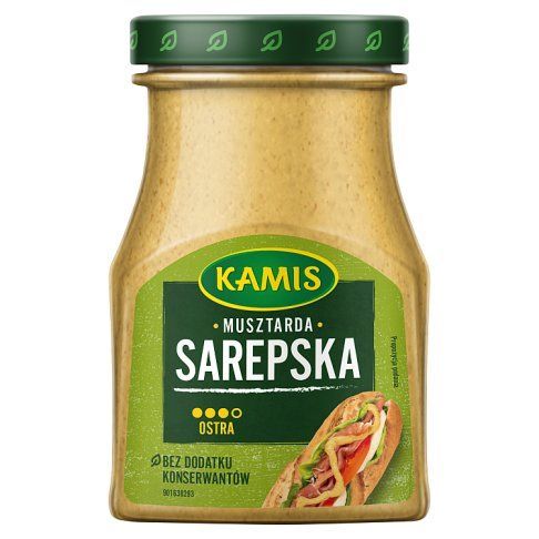 Musztarda sarepska Kamis 185g widok główny