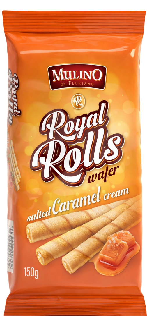 Rurki waflowe kokos/karmel Mulino 150g mix widok 1