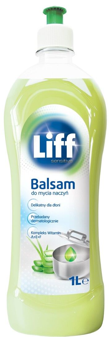 Balsam do mycia naczyń z aloesem Liff 1l widok 1