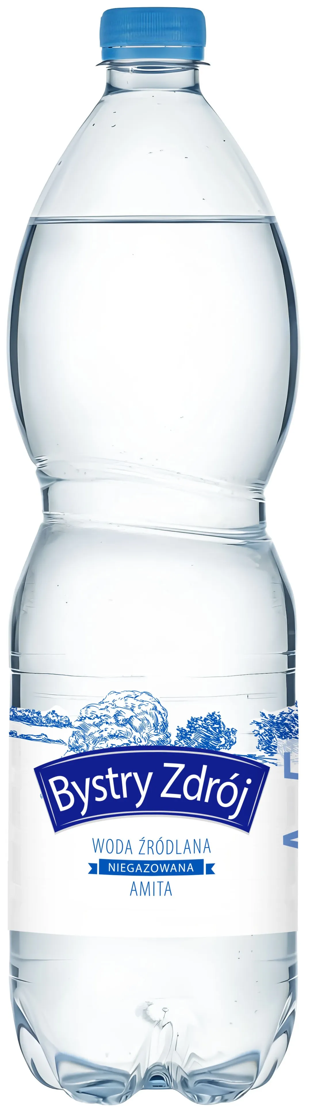 Woda niegaz. źródlana Bystry Zdrój 1,5l widok 1