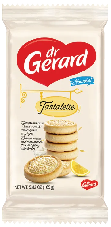Ciastka Tartaletki masca. cytryna Dr Gerard 165g widok główny