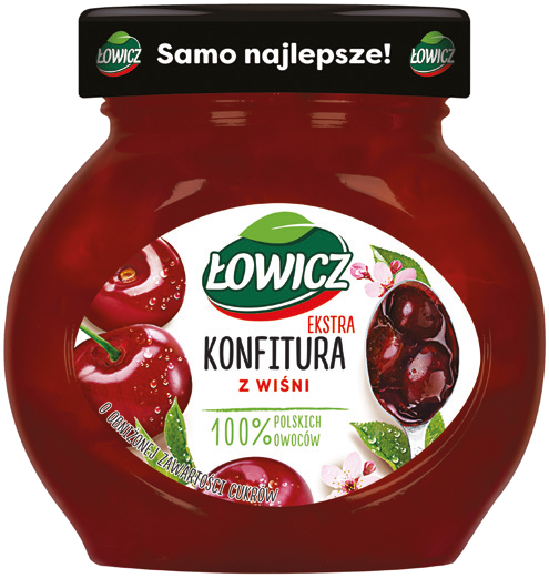 Konfitura z wiśni Łowicz 240g widok 1