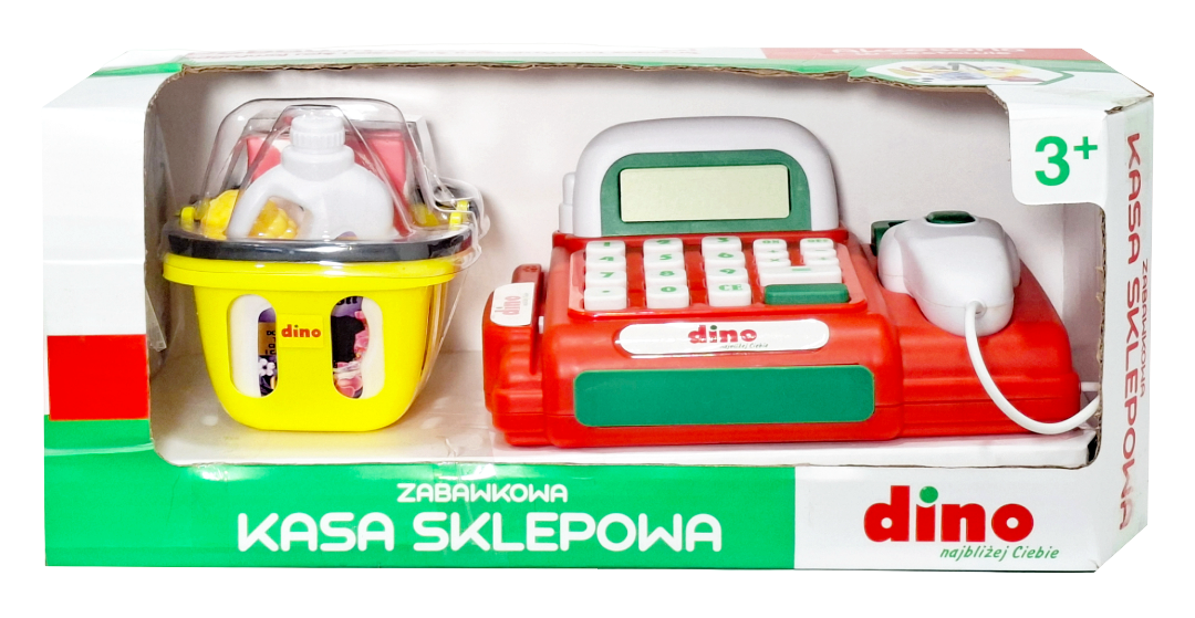Zabawka kasa sklepowa Dino MW widok 1