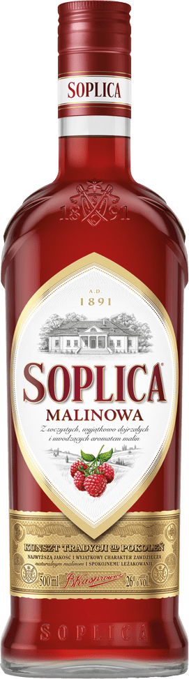 Likier Soplica malinowa 0,5l 26% widok 1