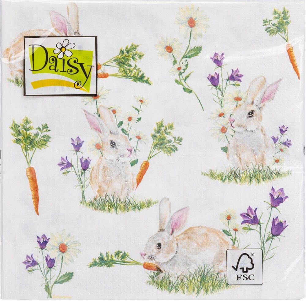 Serwetki Daisy 33x33cm 20szt WN26 widok 1