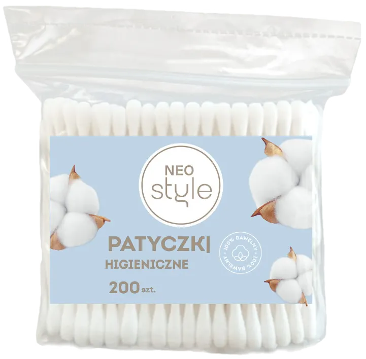 Patyczki higieniczne Neo Style 200szt widok główny 