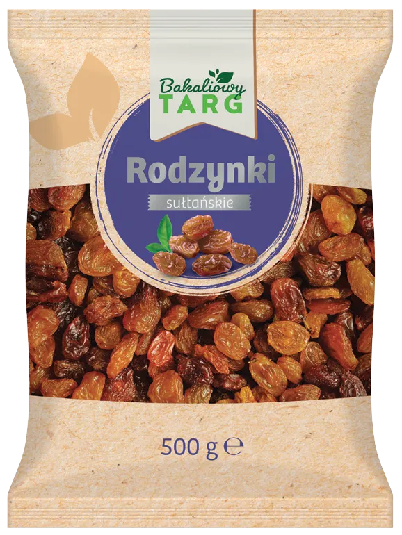 Rodzynki sułtańskie Bakaliowy Targ 500g widok 1