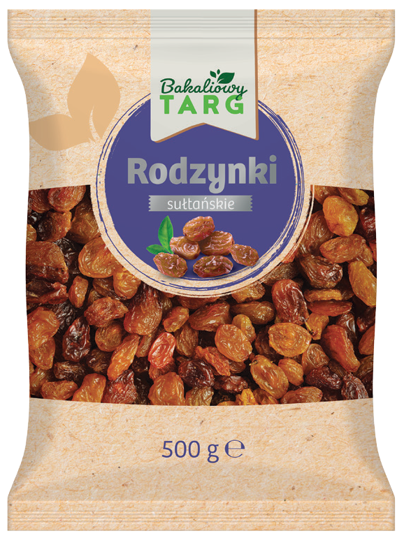 Rodzynki sułtańskie Bakaliowy Targ 500g widok 1