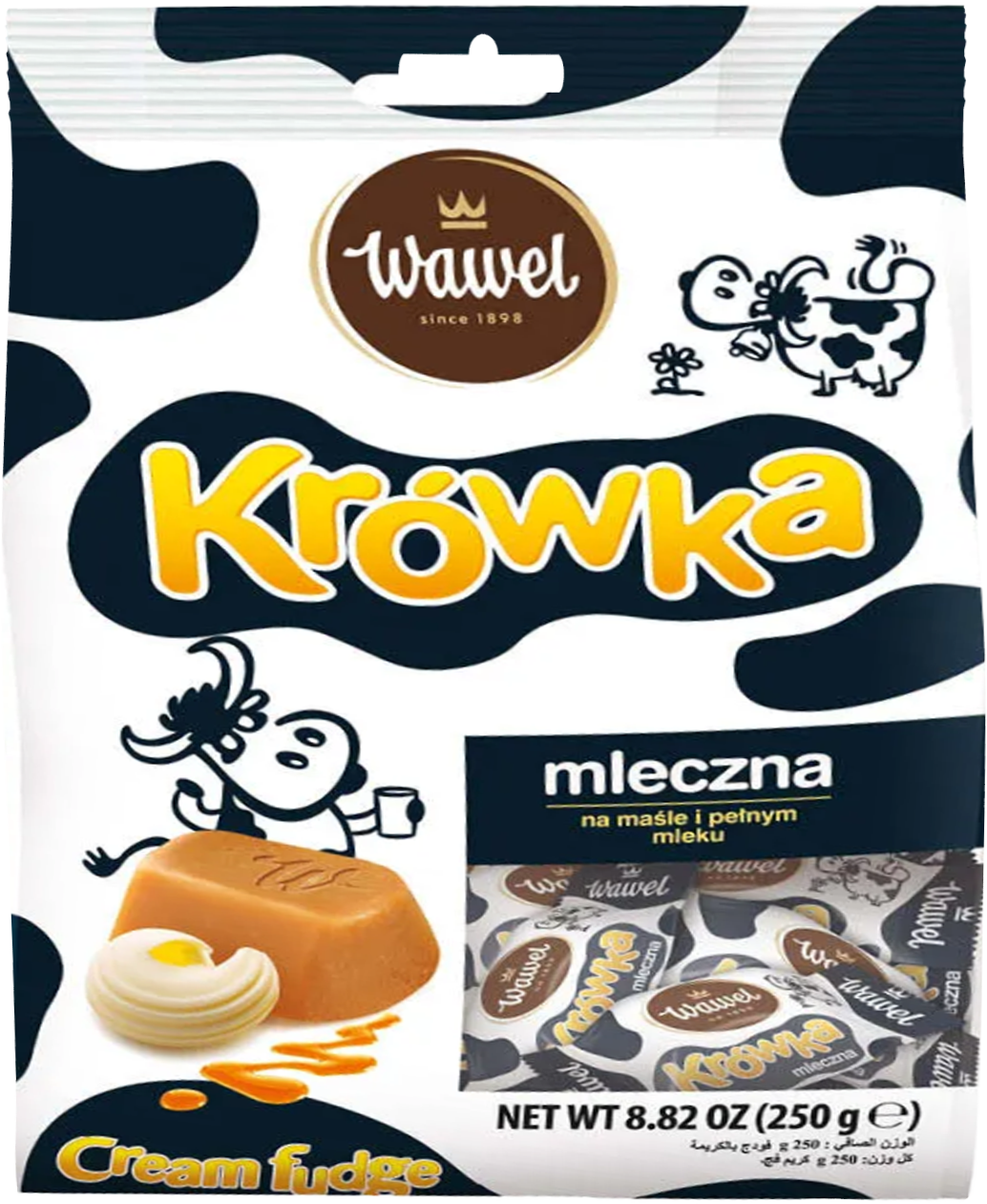 Cukierki krówka mleczna Wawel 250g widok 1