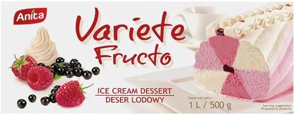 Lody rolada Variete Fructo Anita 1l widok 1