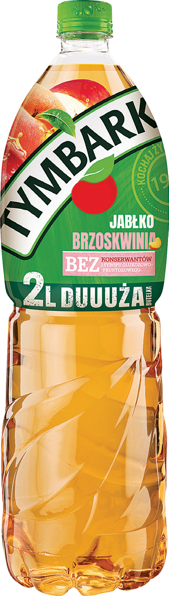 Napój Niegaz Jabłko Brzoskwinia Tymbark Aseptic 2l widok 1