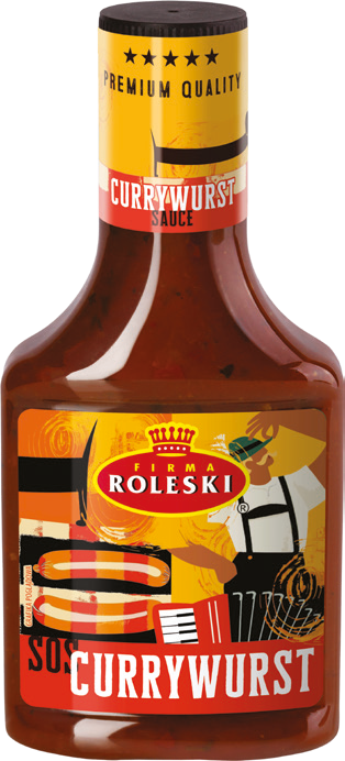 Sos curry wurst Roleski 360g widok główny