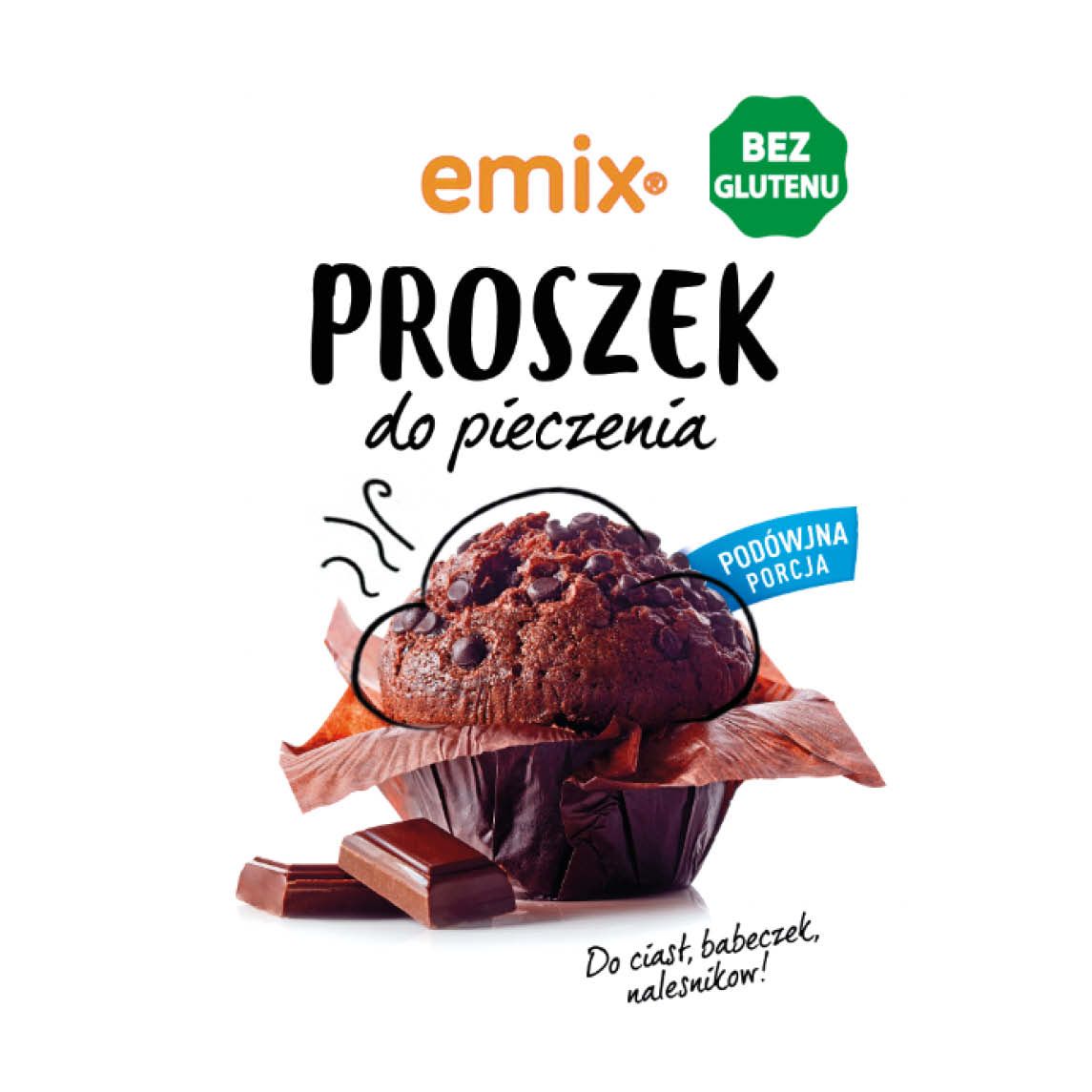Proszek do pieczenia bezglutenowy Emix 30g widok 1
